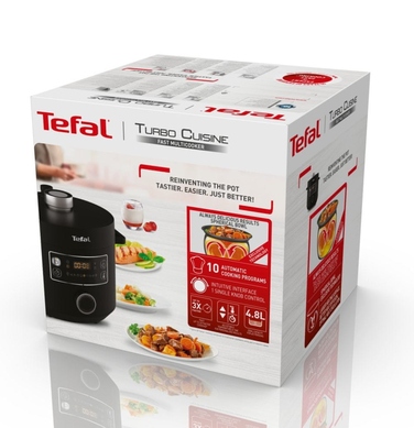 Мультиварка Tefal CY754830, 5 л, чорна