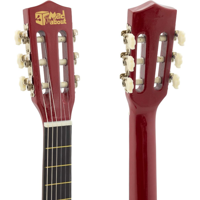 Гітара класична Mad About MA-CG07 (червона, 3/4) з чохлом, ремінком, медіатором та запасними струнами