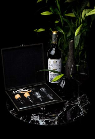 Набір Laguiole Style de Vie з відкривачем для пляшок, 6 предметів, з дубовим деревом