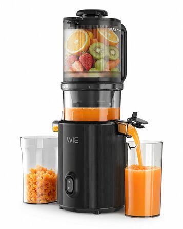 Шнекова соковижималка WIE 135мм Slow Juicer для цілих овочів та фруктів, ємність 2.6л