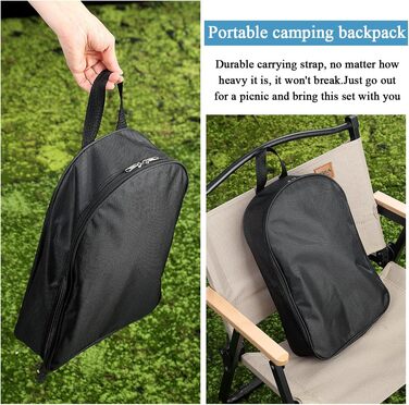 Набір кухонного посуду Kyraton для кемпінгу, 15 предметів, нержавіюча сталь, ідеально підходить для подорожей, грилю, кемпінгу та піших прогулянок