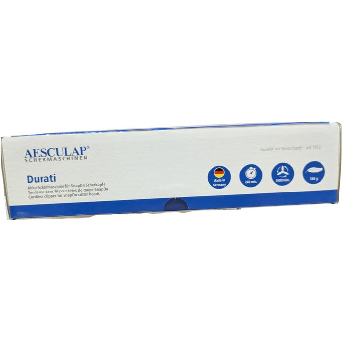 Набір для стрижки собак EHASO Aesculap Profi Durati Speed: стрижка, миска, гребінець (червоний)