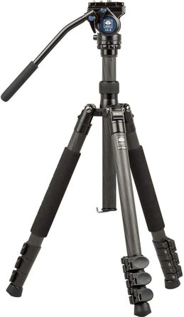 SIRUI Einbeinstativ для камери з ніжками, 145 см, карбон, для DSLR/Camcorder, до 10 кг (ET-2204)