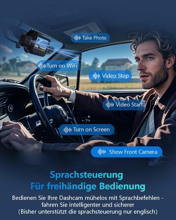 Відеореєстратор автомобільний HUPEJOS KI Dashcam V8Pro 4-камерний з монітором водія, 3K+ 3*1080P, 360°, WiFi, GPS, CPL, 128GB, 24H парковка