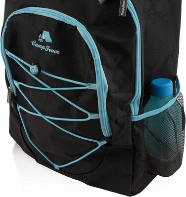 Ізотермічний рюкзак CampFeuer 30 літрів: легкий, водонепроникний, для пікніків, кемпінгу, пляжу та відпочинку на природі (чорний)