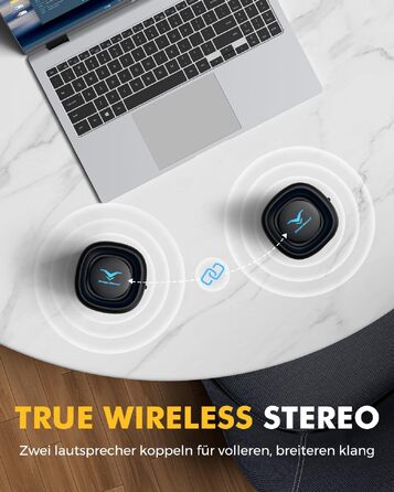 Портативна Bluetooth колонка StageSound 40W з басами, RGB підсвіткою, IP67 водонепроникна, TWS стерео, 12 год автономії для подорожей, кемпінгу, вечірок