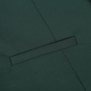 Чоловіча жилетка Allthemen V-подібний виріз, однобортна, Slim Fit, для ділового костюма, жилетка-вест (3XL, Зелений)