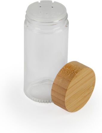 Спецівник Salter Bambus BW12777EU7 з бамбука – обертовий, 16 баночок, кришки, для зберігання спецій