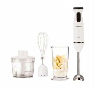 Занурювальний блендер SilverCrest SSMS 600 F6, 600 Вт, білий