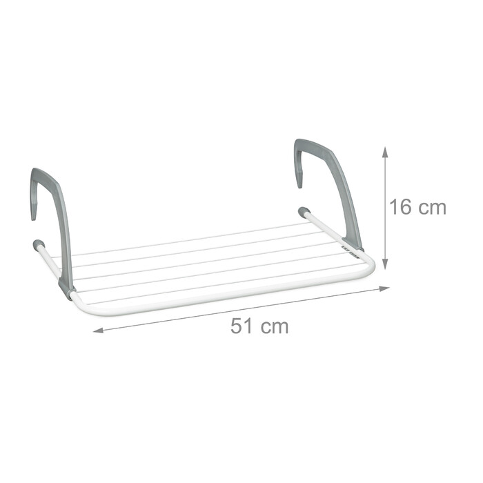 Relaxdays Clothes Rail Radiator 3-Piece Set