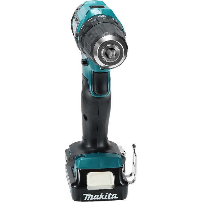 Акумуляторний дриль-шурупокрут Makita DF333DSAE 12V, 2.0Ah, 2 акумулятори + зарядний пристрій у транспортному кейсі, чорний/синій