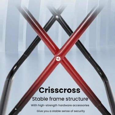 Зручний складаний стілець для кемпінгу Kiuiom: рибалка, пікнік, трекінг, полювання, туризм. Чорний. Максимальне навантаження 220 фунтів.