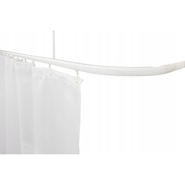 Кутовий шторний карниз Estiva 1-230 x 25 мм, білий