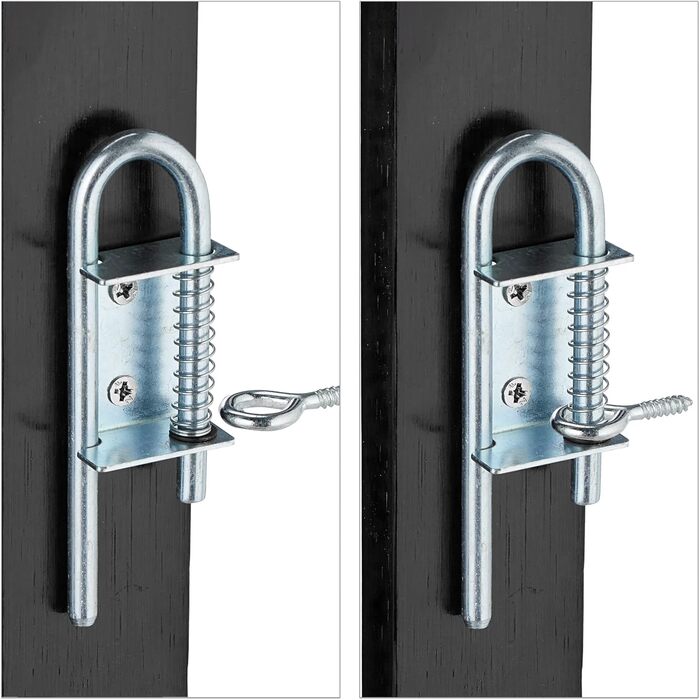 Захисне ворота для собак Relaxdays, розтягується до 108,5 см, висота 47,5-60 см, чорний (L)