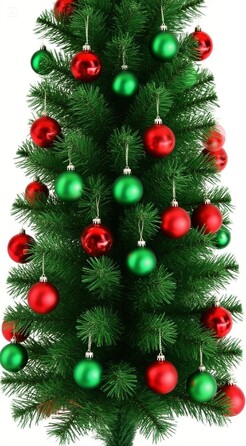 Relaxdays Christmas Ornament Set