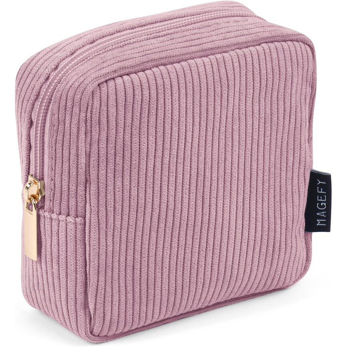 Косметичка MAGEFY для косметики та подорожей, рожева, з відділеннями