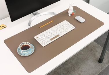 Килимок на стіл з натуральної шкіри Nodito, 17'x35' (43.2 x 88.9 см), Khaki/Helles Khaki