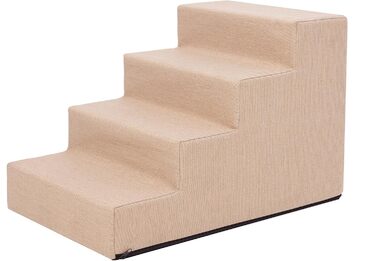 Сходинка для собак та котів Tiertreppen - пандус з 4 ступенів, висота 40 см, бежевий