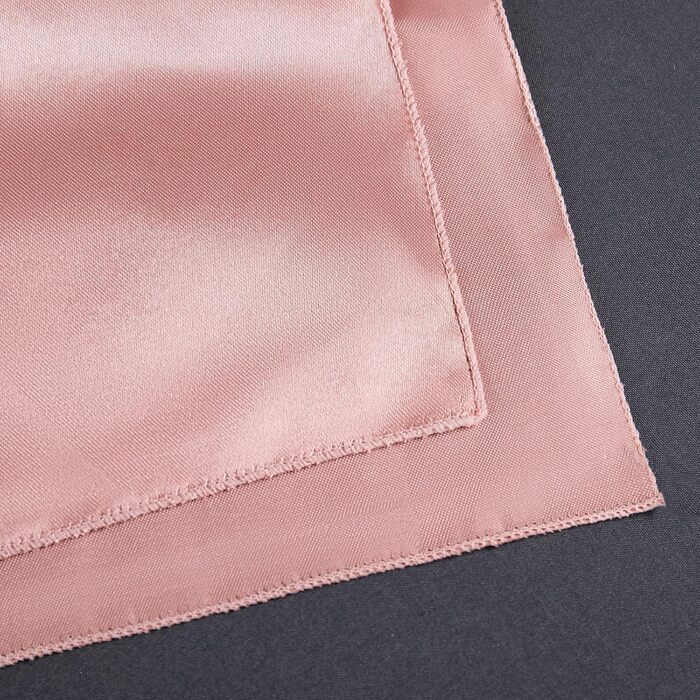 SiinvdaBZX 100-Piece Rose Gold Cloth Napkins 30.5x30.5 cm, Square Satin Napkins Silky Soft Dinner Napkins or Handkerchief for Banquet Wedding Christmas Thanksgiving Decoration