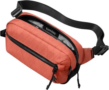 tomtoc Плечова сумка Sling Bag 3.5L з RFID-захистом – для Switch, iPad mini, EDC, подорожі | Водовідштовхувальна, X-pac Koralle