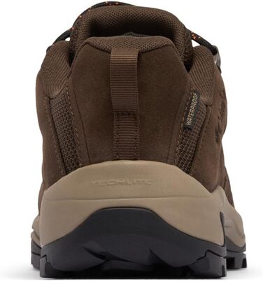Чоловічі трекінгові черевики Columbia Redmond Iv Low Waterproof Mid Rise, 45 EU, Cordovan Tangy Orange