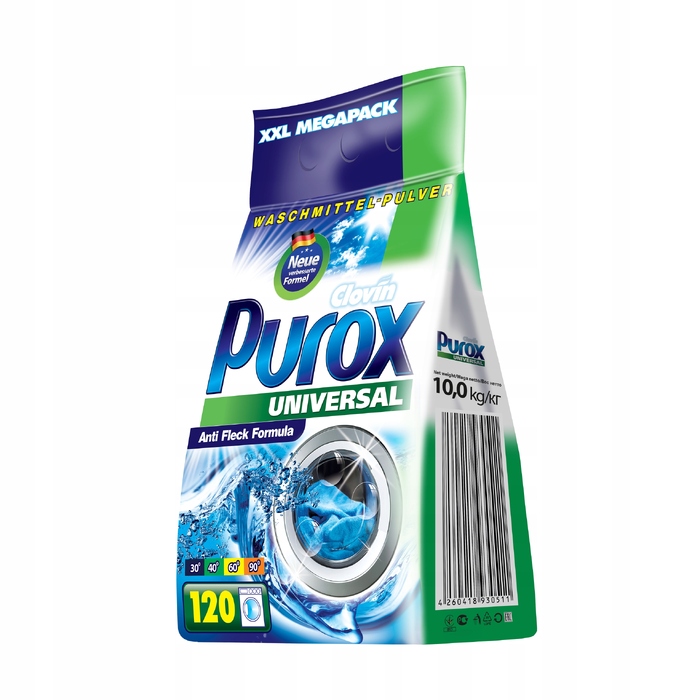 Універсальний пральний порошок Purox, 10 кг