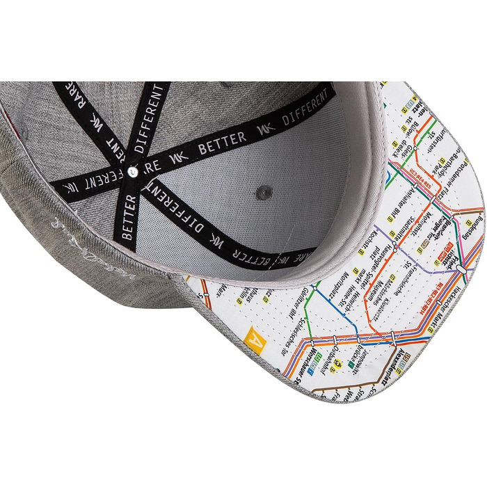 Кепка Nebelkind Snapback Berlin сіра, унісекс, регульована, висока якість, streetwear стиль