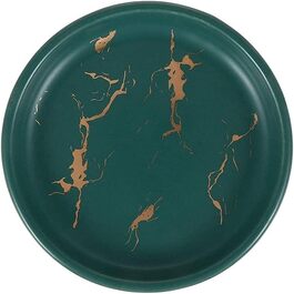 Керамічна мильниця FülleMore, імітація мармуру, 11.2x2.2 см, зелена