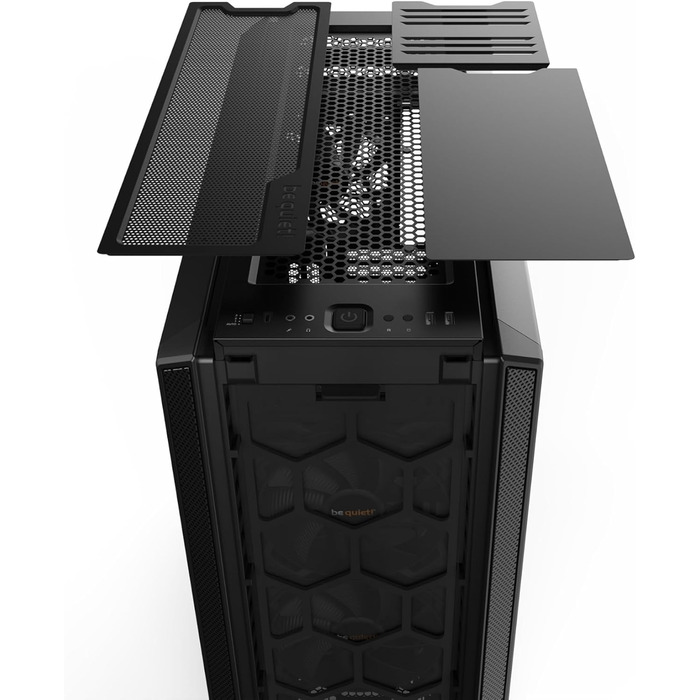 be quiet! Silent Base 802 Black - корпус ПК з 2 вентиляторами Pure Wings 2 та підтримкою радіаторів до 360 мм, 3-рівнева система керування вентиляторами