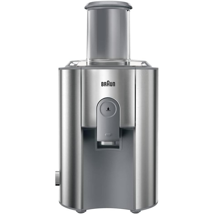 Центрифужна соковижималка Braun MultiQuick 7, 1000 Вт, завантажувальний отвір 75 мм, срібляста