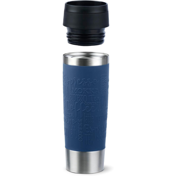 Термокружка Emsa N20220 Travel Mug Classic, 0,5 л, нержавіюча сталь, 6 год гаряча, 12 год холодна, герметична, для подорожей