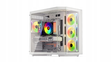Корпус ATX KRUX Empero White, 4 вентилятори 120мм ARGB, тип 