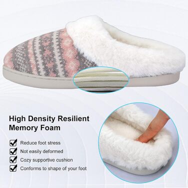 Тапочки жіночі AONEGOLD зимові теплі з плюшу, зручні, з пам'яті ефекту, унісекс, для дому та вулиці, антиковзаючі, 38/39 EU, рожеві