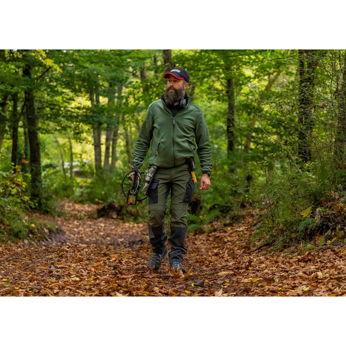 Металевий детектор Nokta Simplex Ultra з карбоновим штативом, пошуковою котушкою 27,9 см та Accupoint Pinpointer, чорний