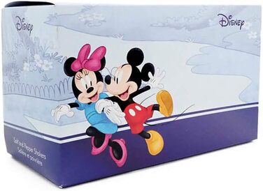 Enesco Disney Ceramics Salt and Pepper Shakers Mickey Mouse, Sitting, 8.9 cm, Black and White