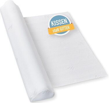 Надувне дитяче ліжко для подорожей - ліжко з захистом від падіння та вбудованим насосом - Портативне дитяче ліжко для подорожей з тканиною Oeko-Tex - Ідеально для кемпінгу, готелю та дому (1, 120 см)