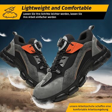 Черевики робочі чоловічі S3 Explorer 3.0. Легкі спортивні черевики, антипрокольні та антиударні. Модель F683, чорний (36 EU)