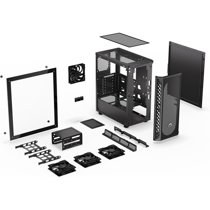 Корпус для ПК Endorfy Signum 300 Solid з Mesh-панеллю, 1 вентилятор PWM, фільтри проти пилу, ATX, EY2A003