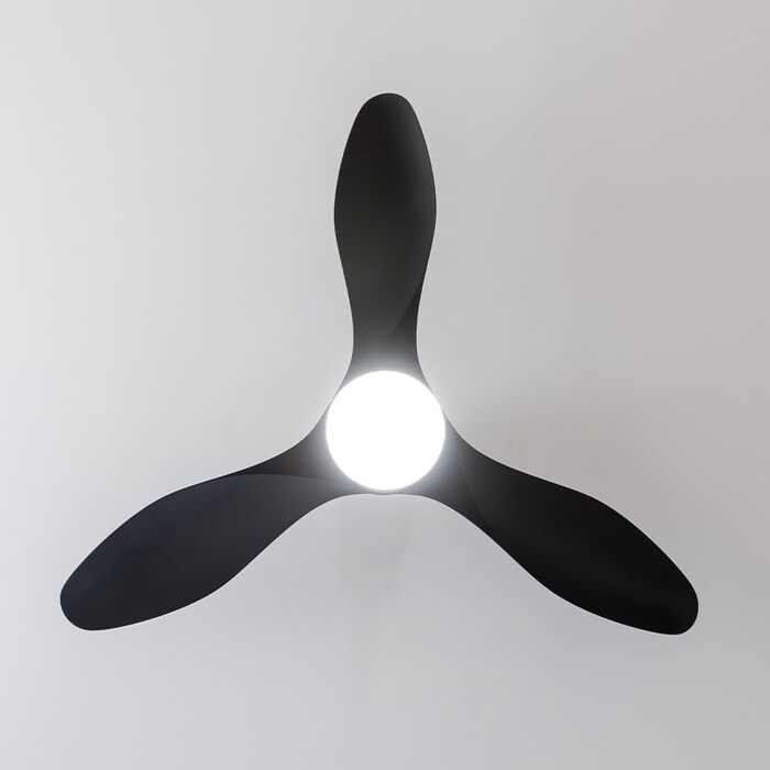 Стельовий вентилятор Cecotec Aero 5200 Line з пультом, LED підсвіткою та таймером, 132 см (52 дюйми), 60 Вт, мідний двигун, чорний