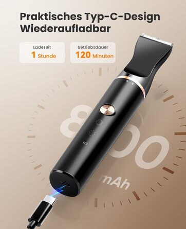 Триммер для догляду за лапами собак Oneisall Paw Trim Pro, IPX7, тиха, для лап, очей, вух, обличчя, тіла