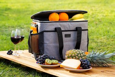 Master Cooler Bag 40 x 26 x 31 cm - 32 Liter Capacity - Cooling Insulation - With Shoulder Strap - Securely Closing Zipper - Waterproof Material / Thermos Bag / 6816830