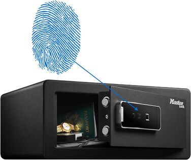 Master Lock Electronic Combination Safe - 11 Liter, Fingerprint Access