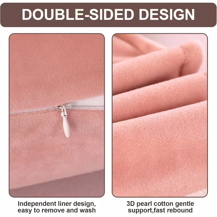 SHANNA 2024 New Pregnancy Pillow Adjustable, Comfort Pillow Adults, Full Body Pillow, Support Pillow Body Pillow, Breastfeeding Pillow Body Pillow Removable Washable (Pink)