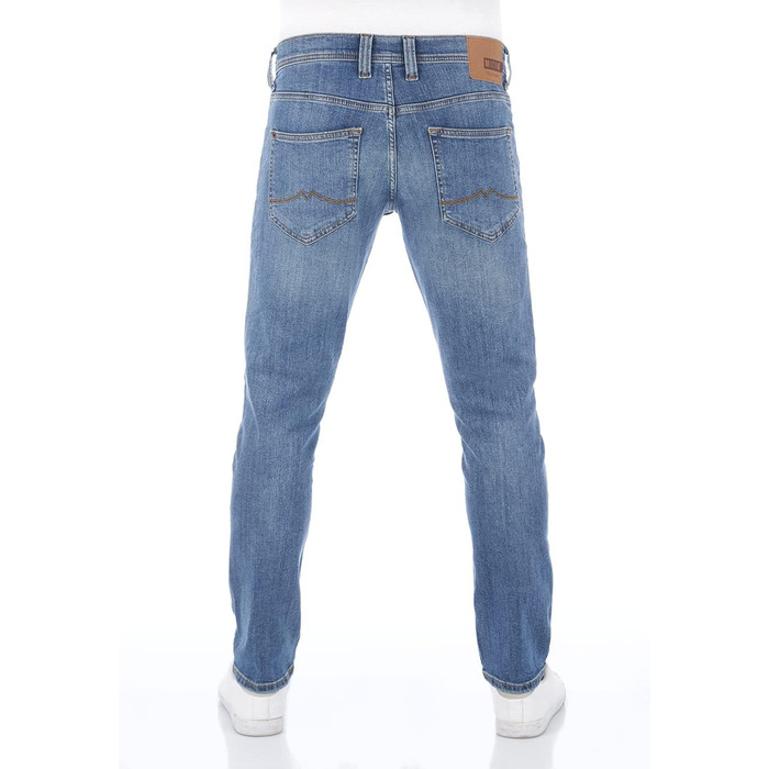 Джинси чоловічі MUSTANG Oregon Tapered Fit, блакитні (Light Blue Denim) - розтяжка, зручний крій 30-40/32-34