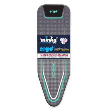 Чохол для прасувальної дошки Minky Ergo Mint, 122x38 см - Змінний, м'ятний колір