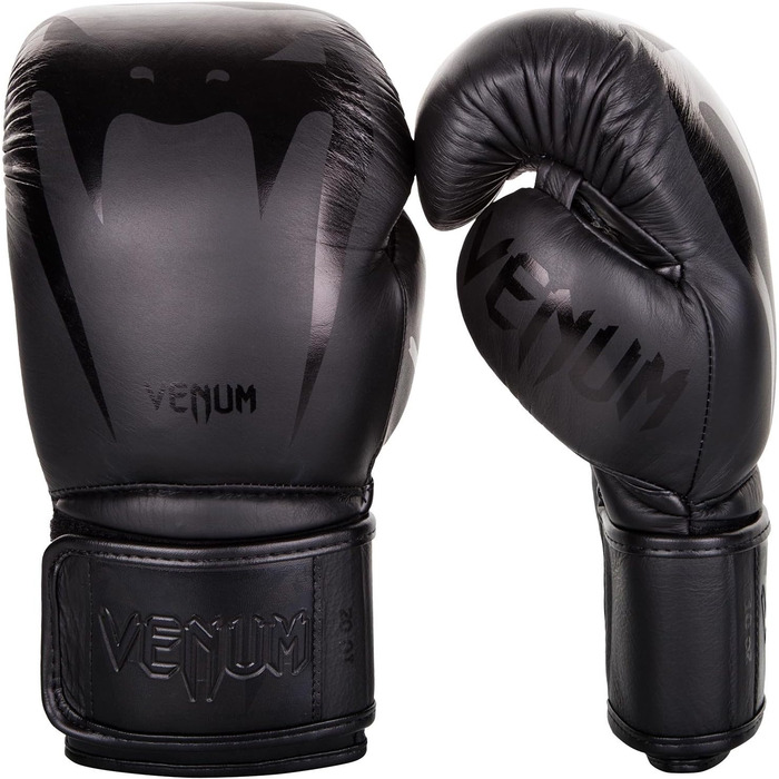 Боксерські рукавички Venum Giant 3.0 для муай-тай та кікбоксингу, 10 Oz, чорний колір