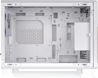 Корпус для ПК Thermaltake TR200 WS Micro-ATX/Mini-ITX, білий, підтримка СРО 360мм, 7 вентиляторів, USB-C