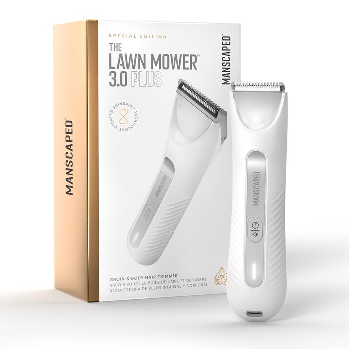 MANSCAPED The Lawn Mower 3.0 Plus: Триммер для тіла та інтимної зони, водонепроникний, USB-C, білий