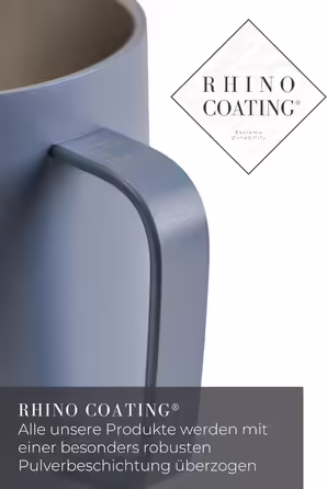 Lambda Coffee® Thermo French Press Stainless Steel | Available in 3 Sizes | Stainless Steel Coffee Maker | Double-Walled: Keeps Coffee Warm for a Long Time | Coffee Maker | French Press (Red, ) (0.6l (3 Cups), Dusk Blue)