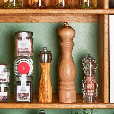 PEUGEOT 18368 Tahiti Pepper Grinder Wood, 5.2 x 5.2 x 15 cm, matte black